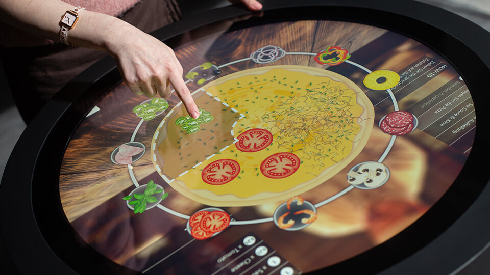 APOLLO Slim Round Multitouch Table APOLLO Slim Round Multitouch Table