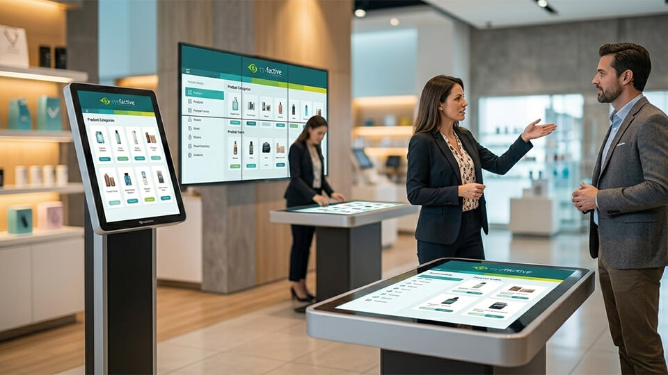 Kiosk-Software-Hardware-Kompatibilität für Screens, Tables und Video Walls